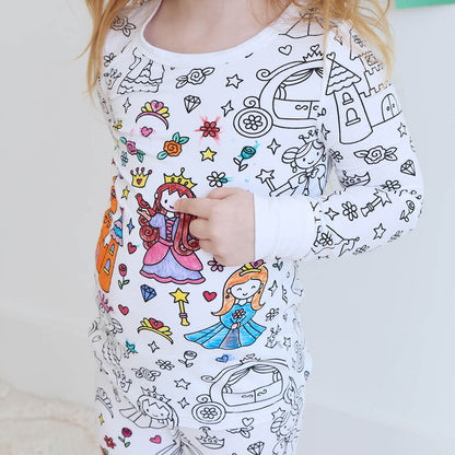 Children's graffiti pajamas