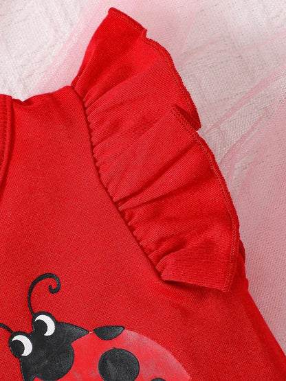 Children's Headband, Round Neck Ruffle Sleeve Top and Pants Set - Treasured Gift's & More