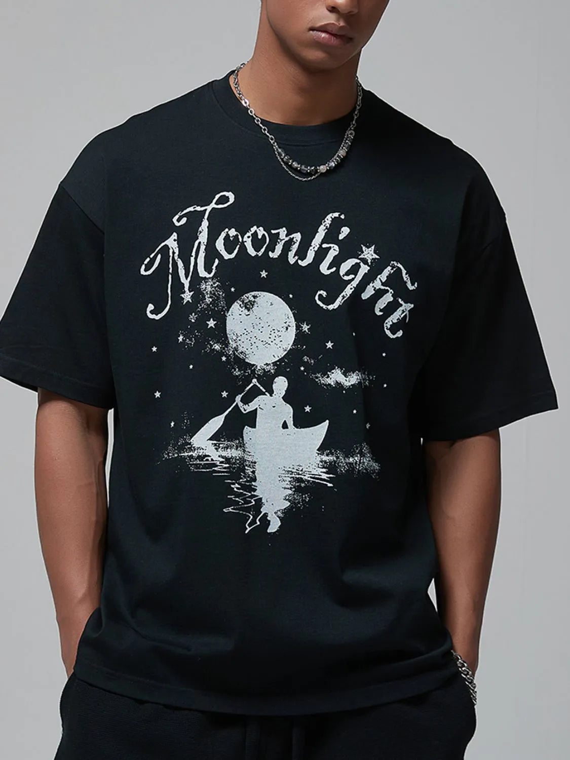 Men's Graphic Round Neck Half Sleeve T-Shirt - Treasured Gift's & More