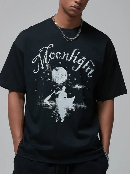 Men's Graphic Round Neck Half Sleeve T-Shirt - Treasured Gift's & More