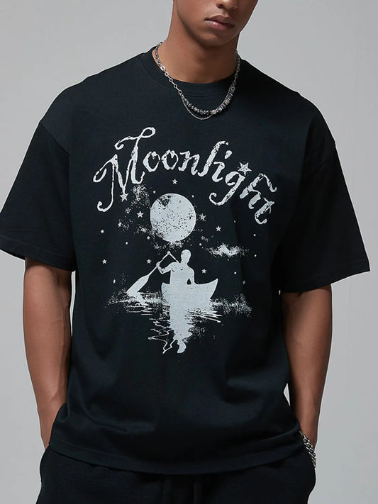 Men's Graphic Round Neck Half Sleeve T-Shirt - Treasured Gift's & More