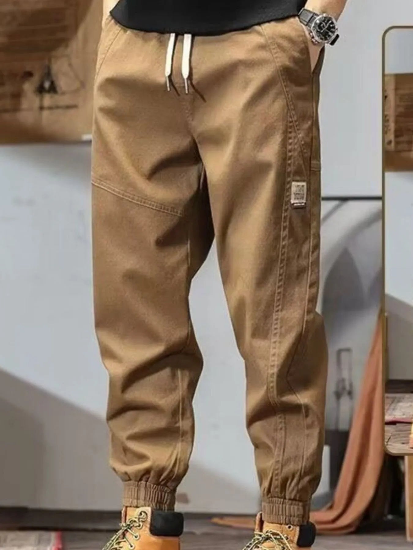 Men's Plus Size Drawstring Loose Fit Joggers - Treasured Gift's & More