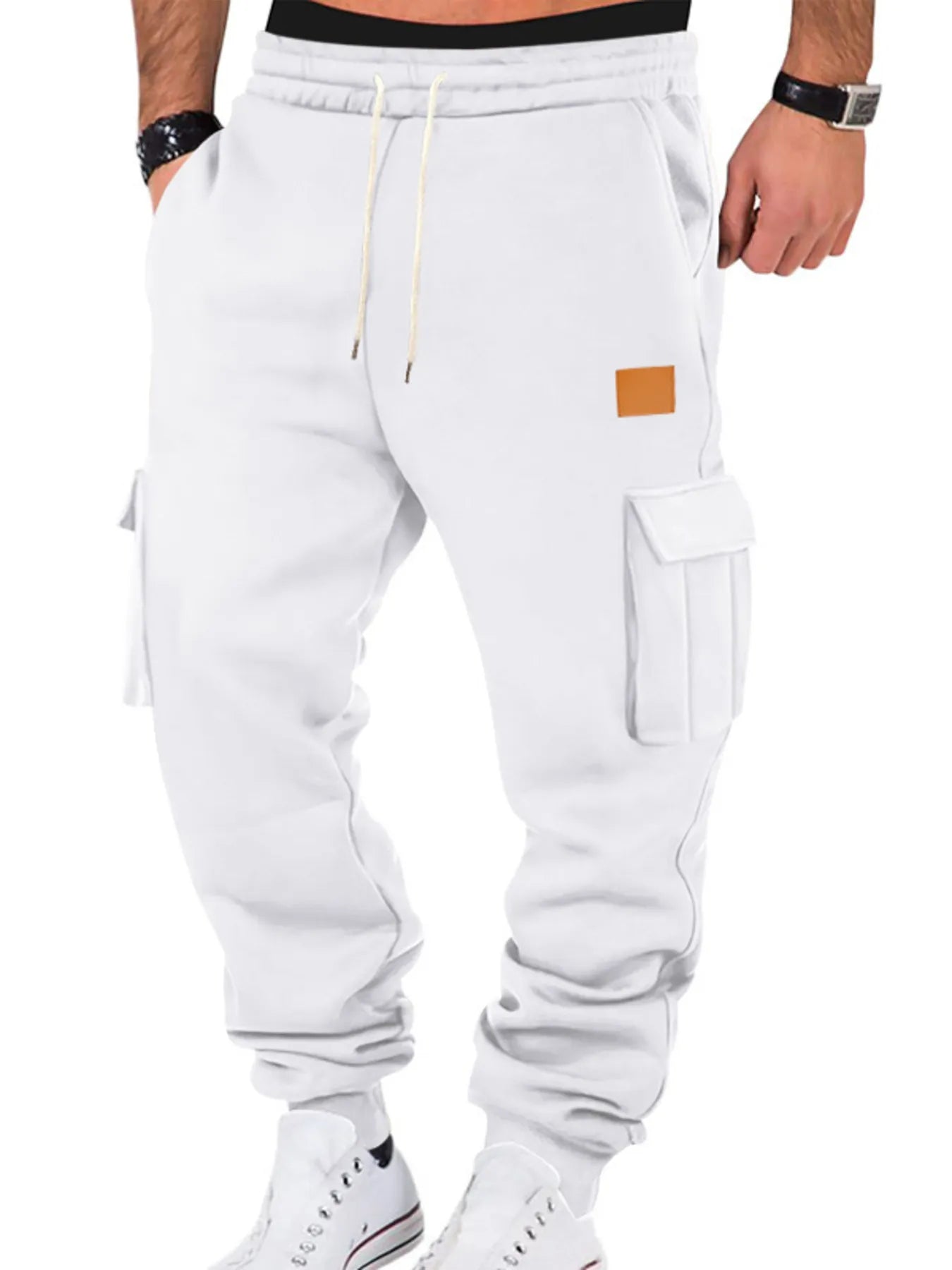 Men's Full Size Drawstring Loose Fit Pants Plus Size - Treasured Gift's & More