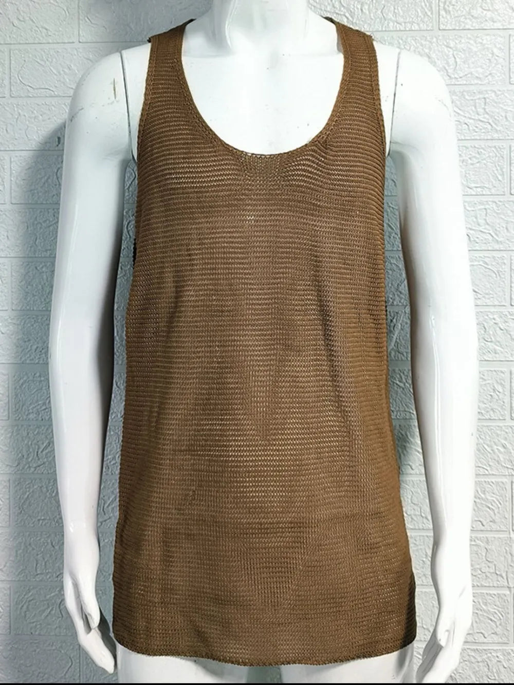 Men's Plus Size Scoop Neck Knit Tank - Treasured Gift's & More