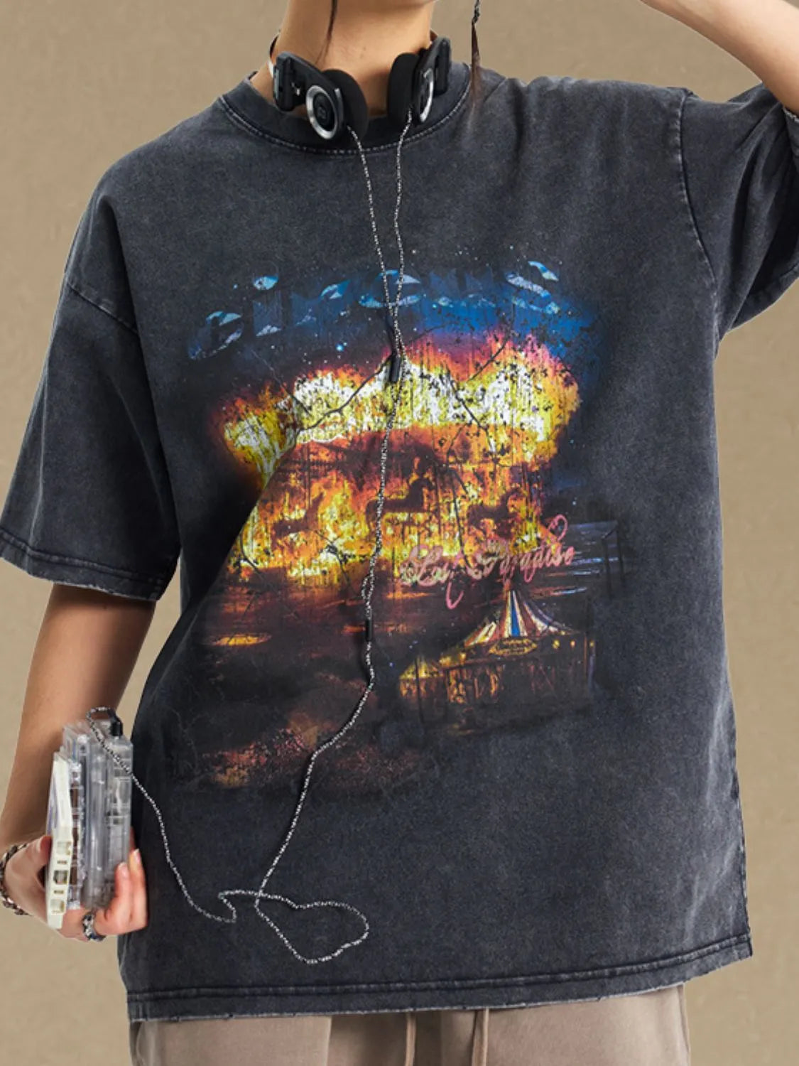 Men's Graphic Round Neck Half Sleeve T-Shirt - Treasured Gift's & More