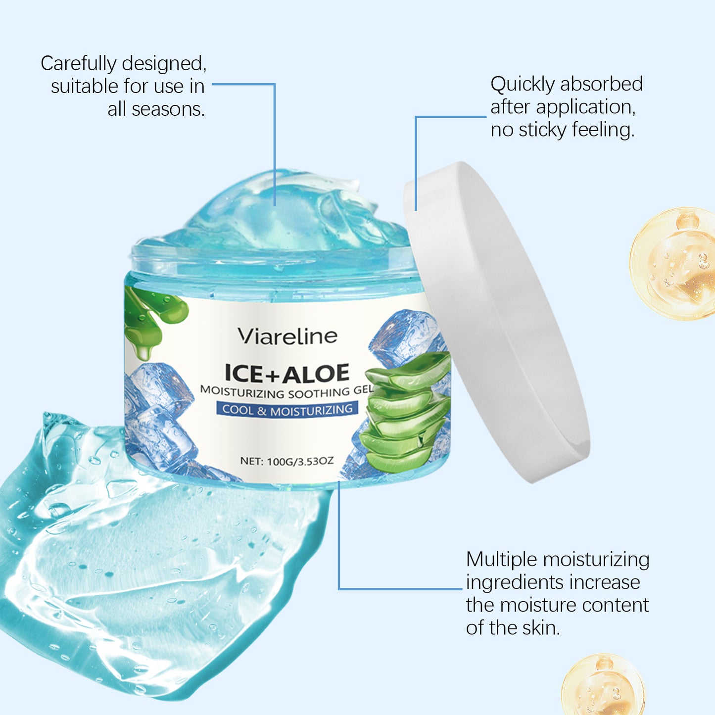 Aloe Vera Moisturizing Gel - Treasured Gift's & More