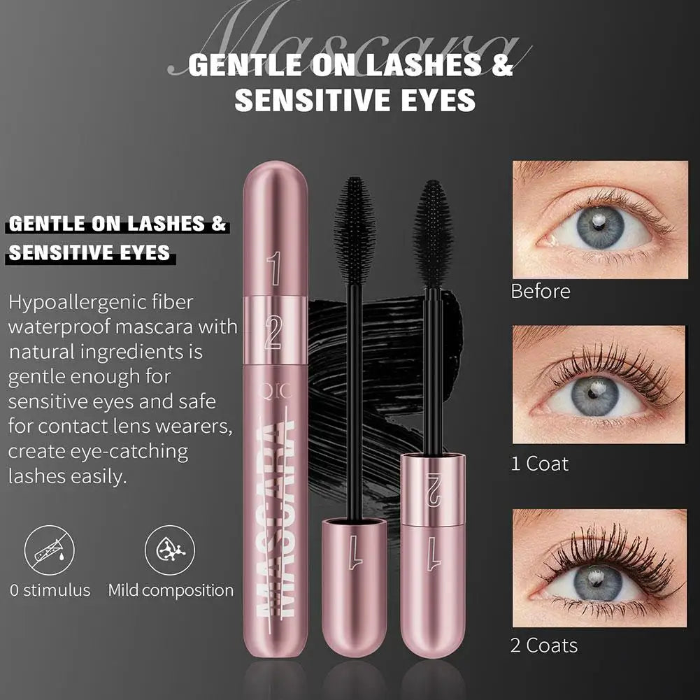 Double Head Black Mascara Waterproof - Treasured Gift's & More