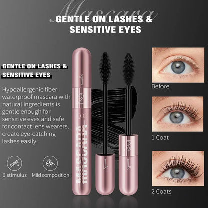 Double Head Black Mascara Waterproof - Treasured Gift's & More