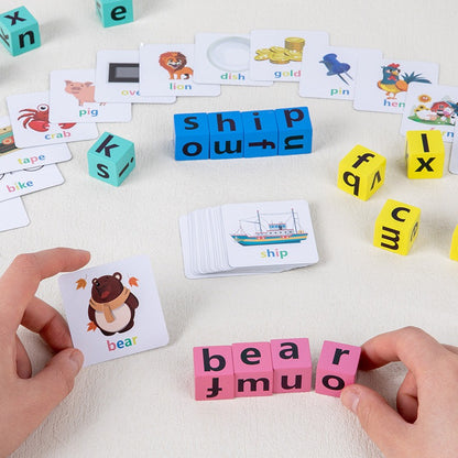 Montessori teaching aids word puzzle game - Just $12.38! Shop now at Treasured Gift's & More