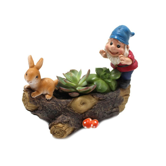 Dwarf Rabbit Flower Pot Decoration - Just $20.40! Shop now at Treasured Gift's & More