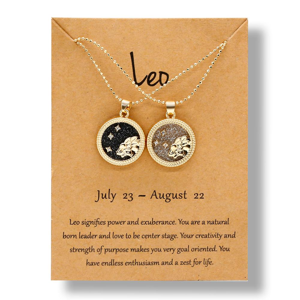 Fashion 12 Constellation Necklaces - Just $9.59! Shop now at Treasured Gift's & More