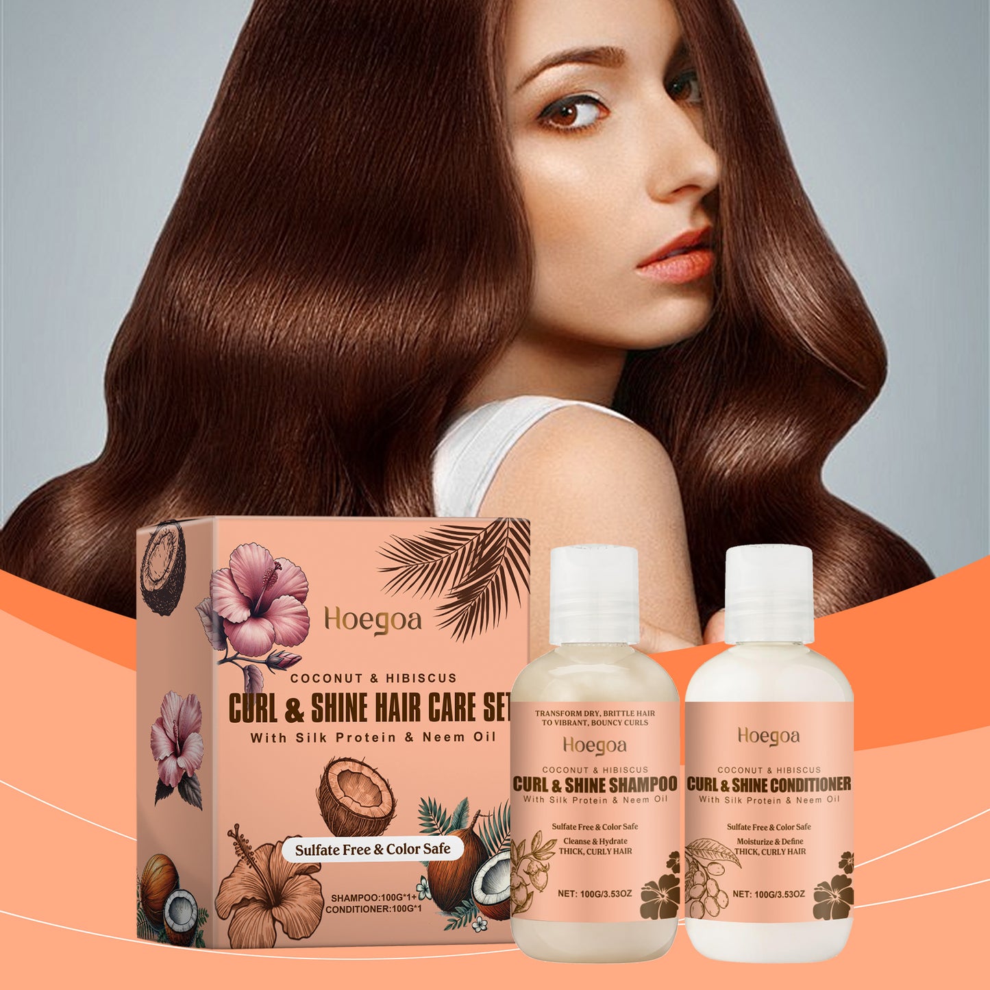 Coconut Moisturizing Shampoo Set - Treasured Gift's & More