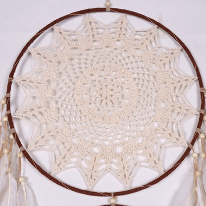 New Three-Ring Star Big Lace Dream Catcher - Just $21.50! Shop now at Treasured Gift's & More