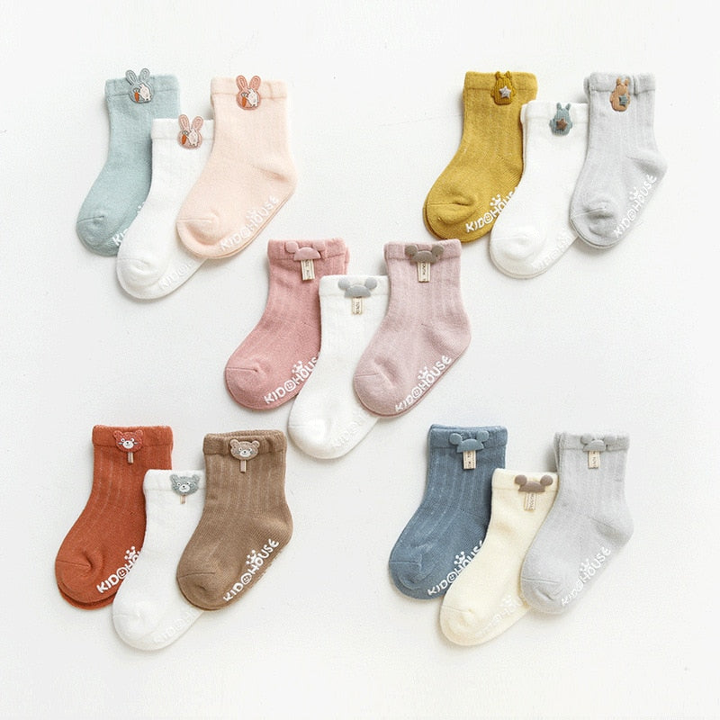 3 Pairs/Lot Infant Sock