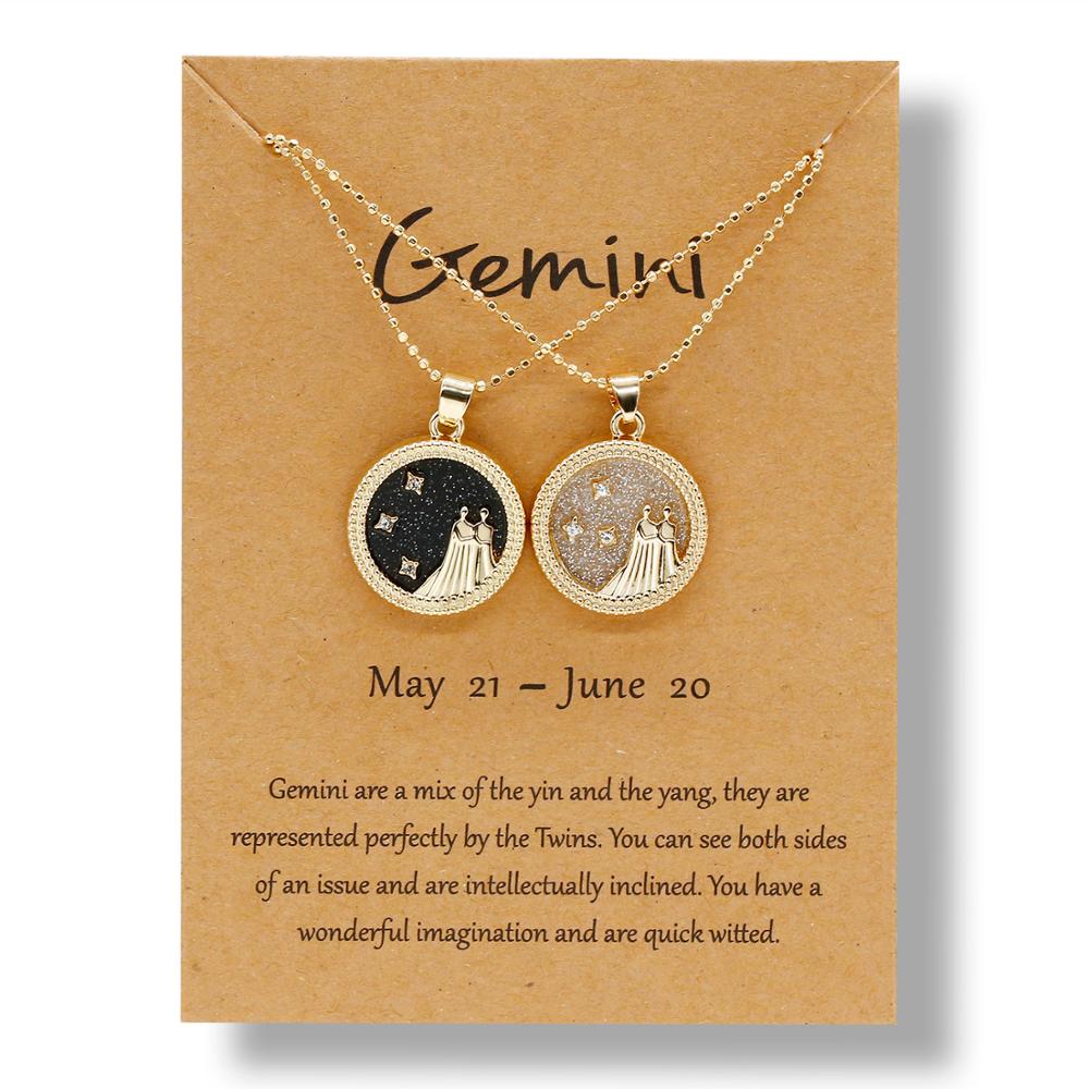 Fashion 12 Constellation Necklaces - Just $9.59! Shop now at Treasured Gift's & More