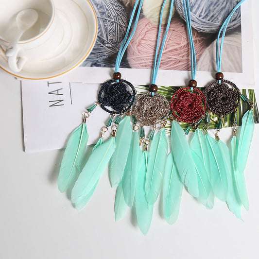 Hanging Feather Dream Catcher - Just $8.28! Shop now at Treasured Gift's & More