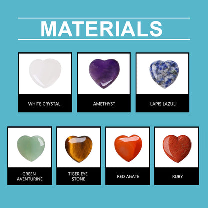 Love Crystal Healing Stone Set - Treasured Gift's & More