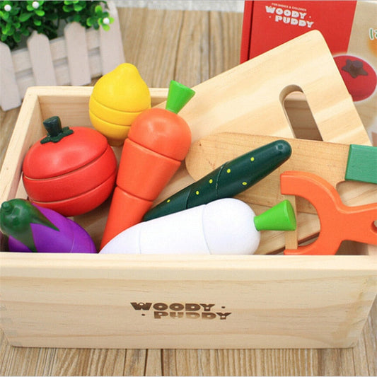 Montessori cut fruits and vegetables toys - Just $28.80! Shop now at Treasured Gift's & More