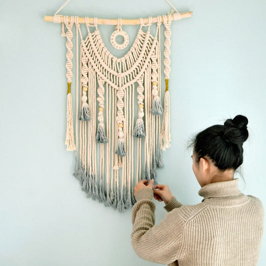Woven Wall Hanging Macrame dream catcher - Just $31.20! Shop now at Treasured Gift's & More