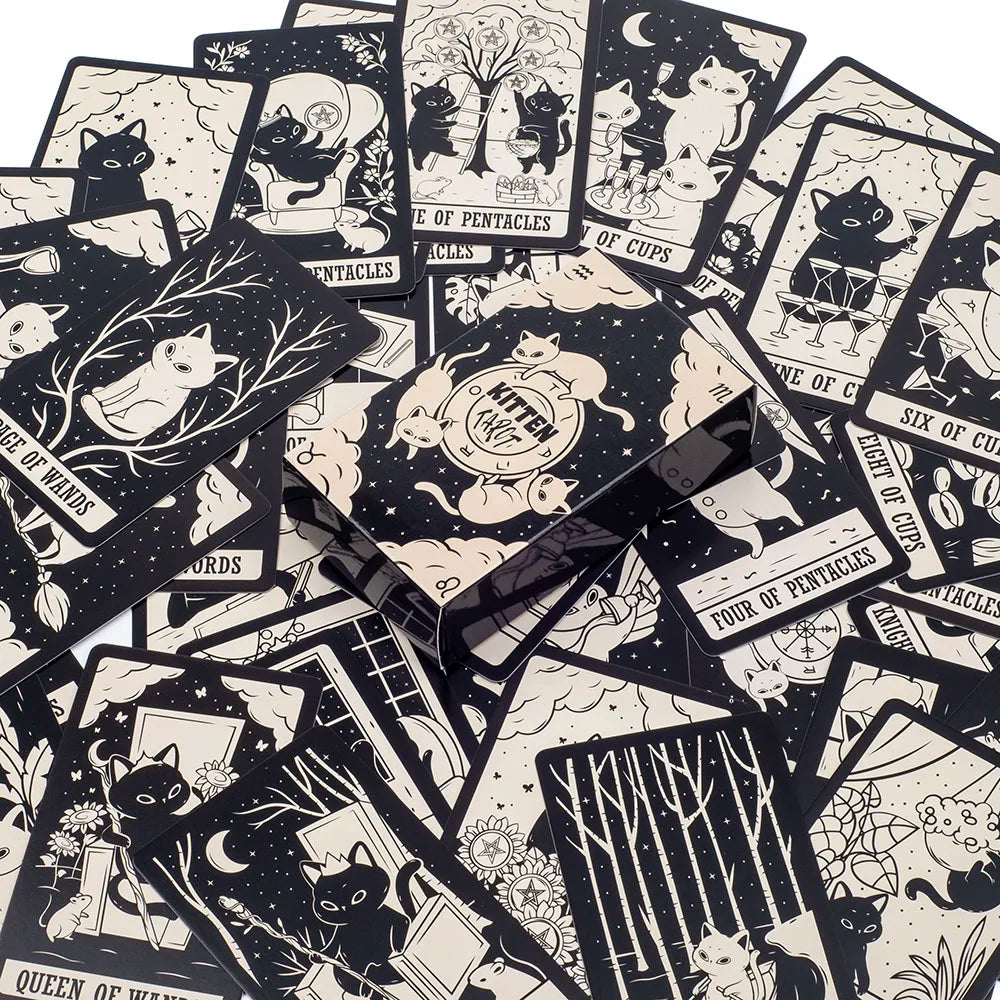 78 Card Deck Kitten Tarot Cards