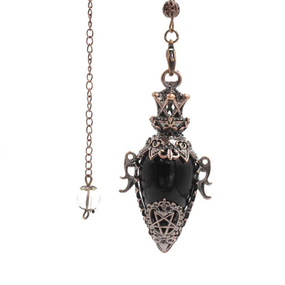 Healing Natural Stone Crystal Pendulums