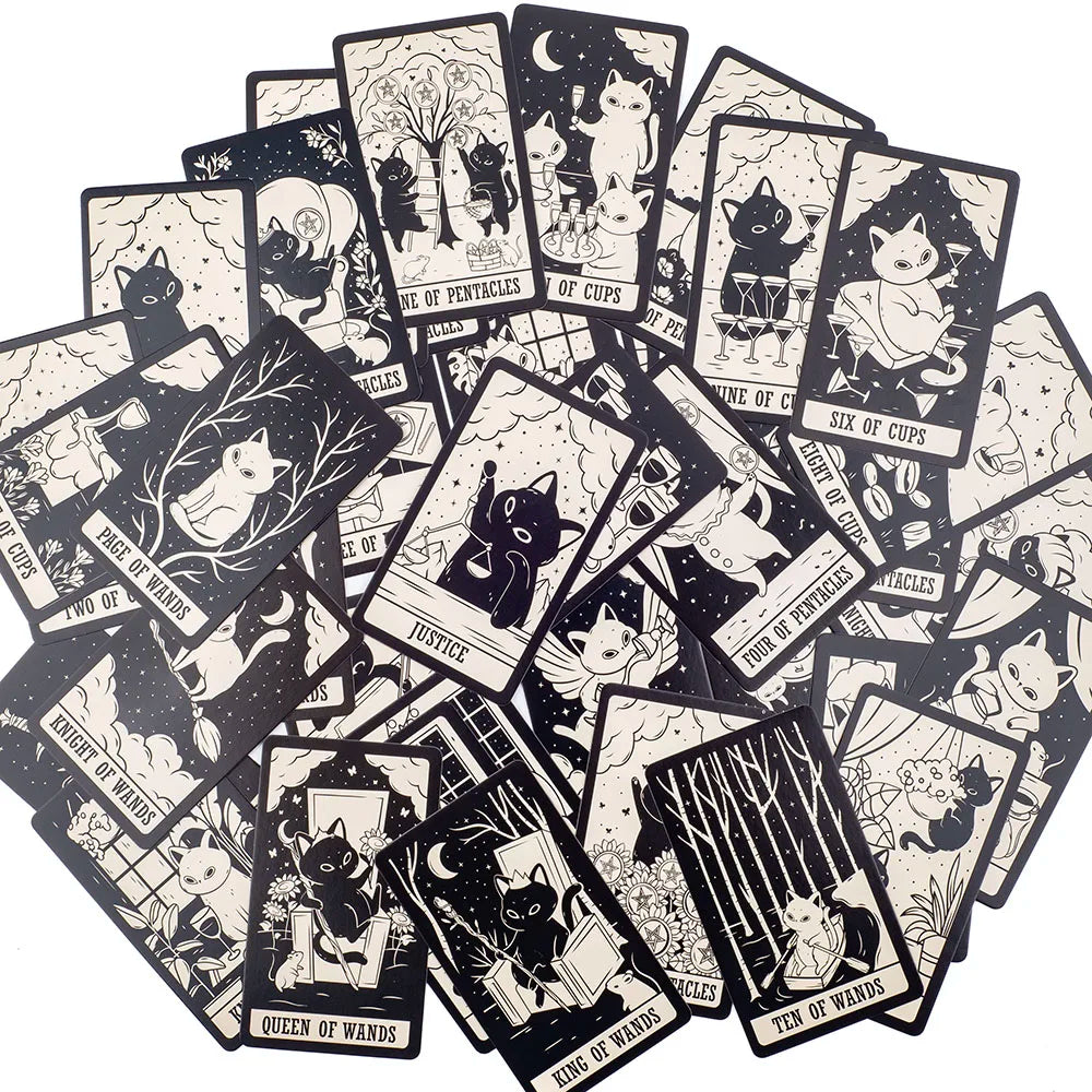 78 Card Deck Kitten Tarot Cards