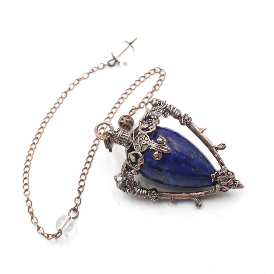 Healing Natural Stone Crystal Pendulums