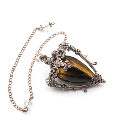 Healing Natural Stone Crystal Pendulums