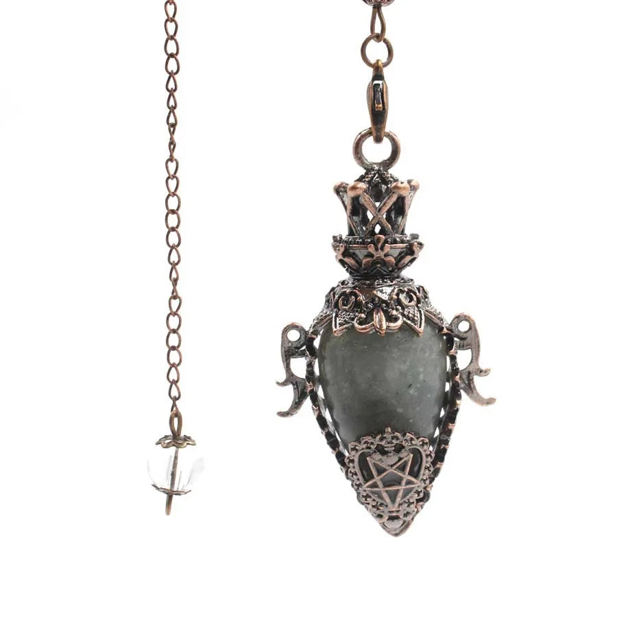 Healing Natural Stone Crystal Pendulums