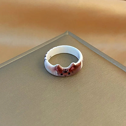 Creative Cute Cat Drop Glaze Women's Ring