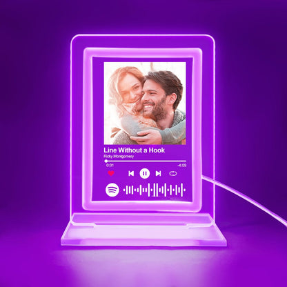 Custom Spotify Night Light Personalized Music Plaque