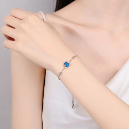 1 Carat Moissanite 925 Sterling Silver Bracelet - Treasured Gift's & More