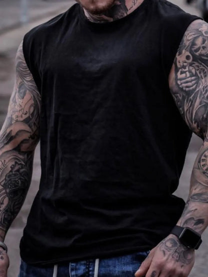 Men's Plus Size Round Neck Tank - Treasured Gift's & More