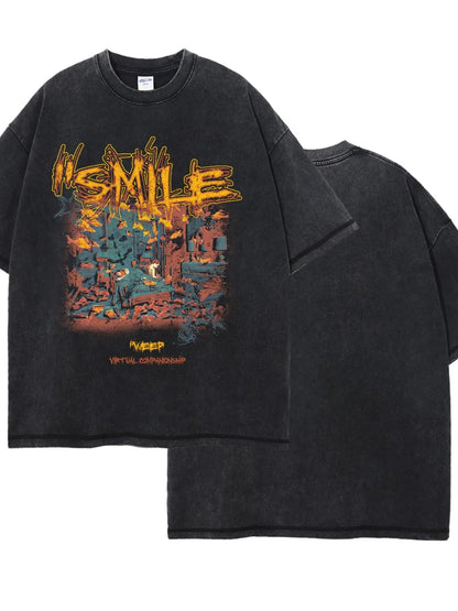 Men's Graphic Round Neck Half Sleeve T-Shirt - Treasured Gift's & More