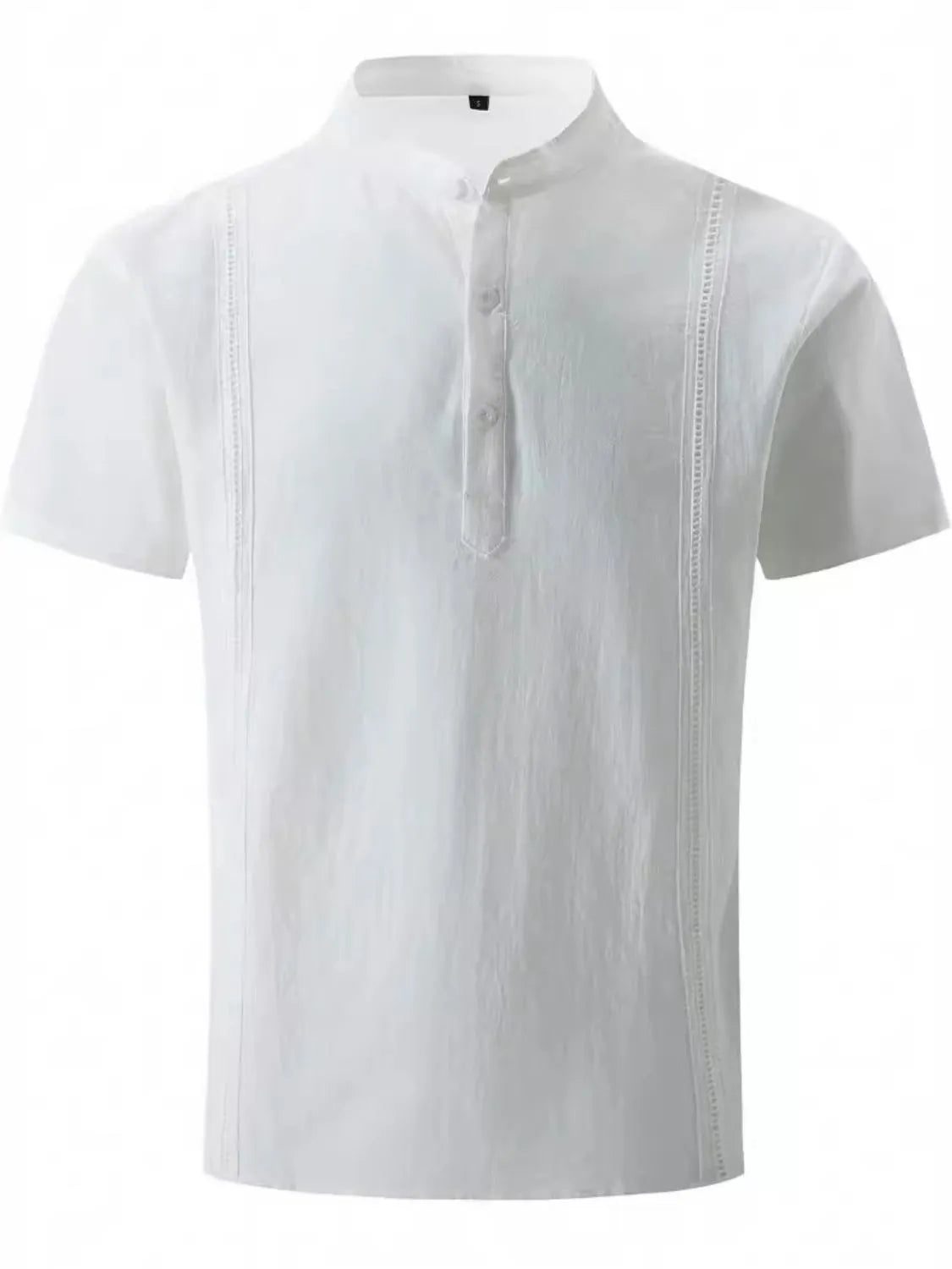 Men's Full Size Button Detail Short Sleeve Shirt Plus Size - Treasured Gift's & More
