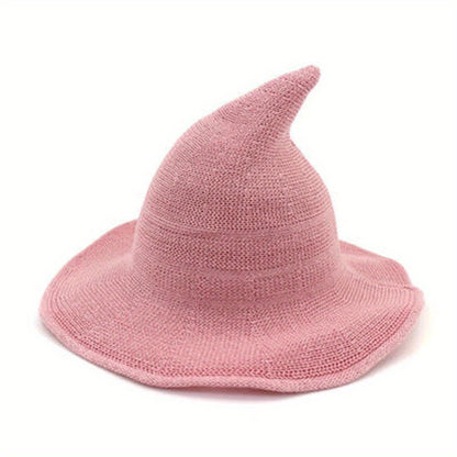 Velvet Gothic Witch-Inspired Knit Hat