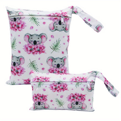 Adorable Koala Print Diaper Bags
