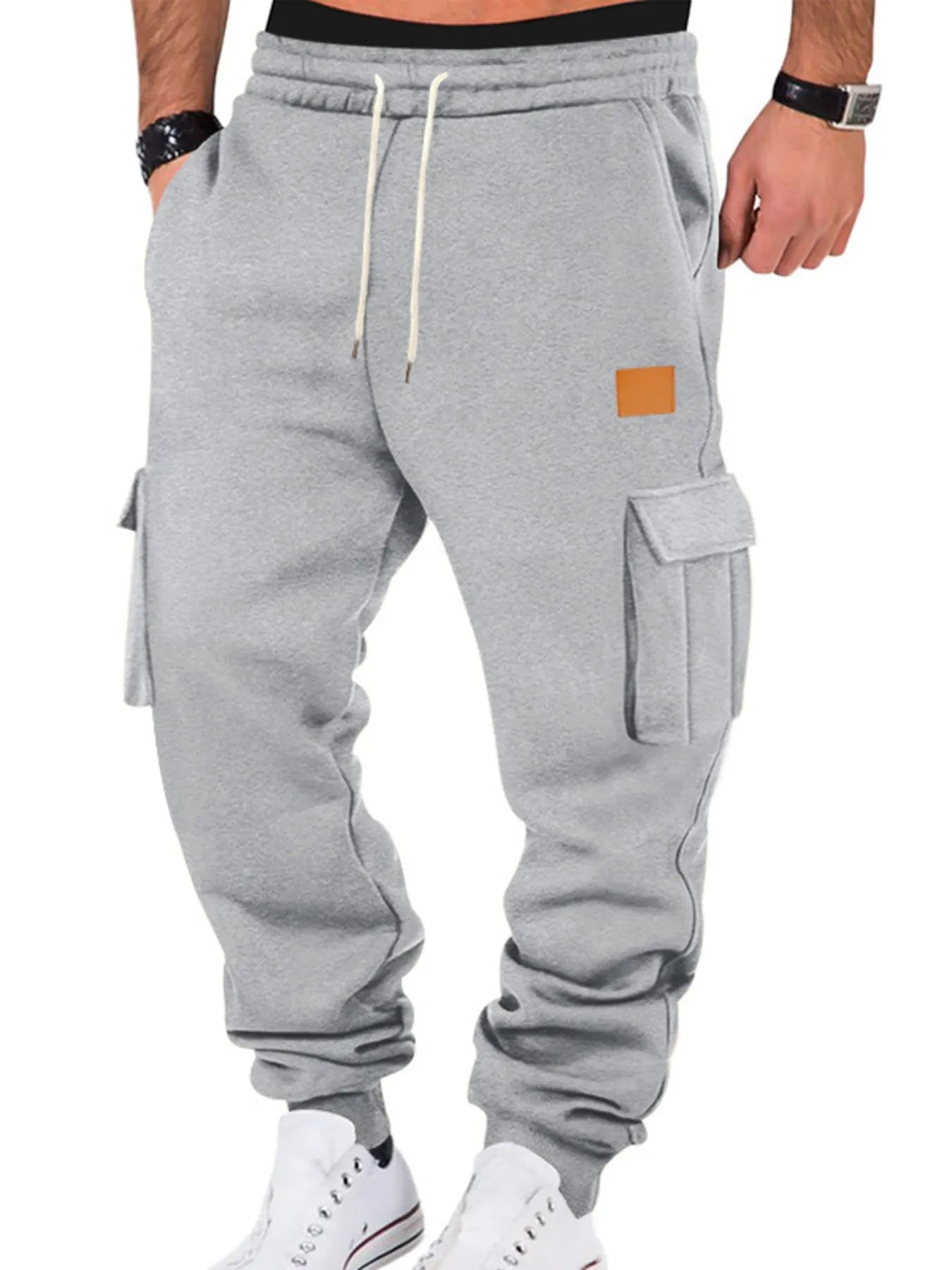 Men's Full Size Drawstring Loose Fit Pants Plus Size - Treasured Gift's & More