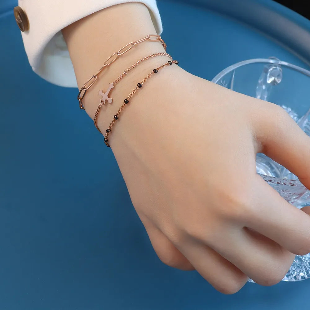 Titanium Steel Three-Layered Bracelet - Treasured Gift's & More