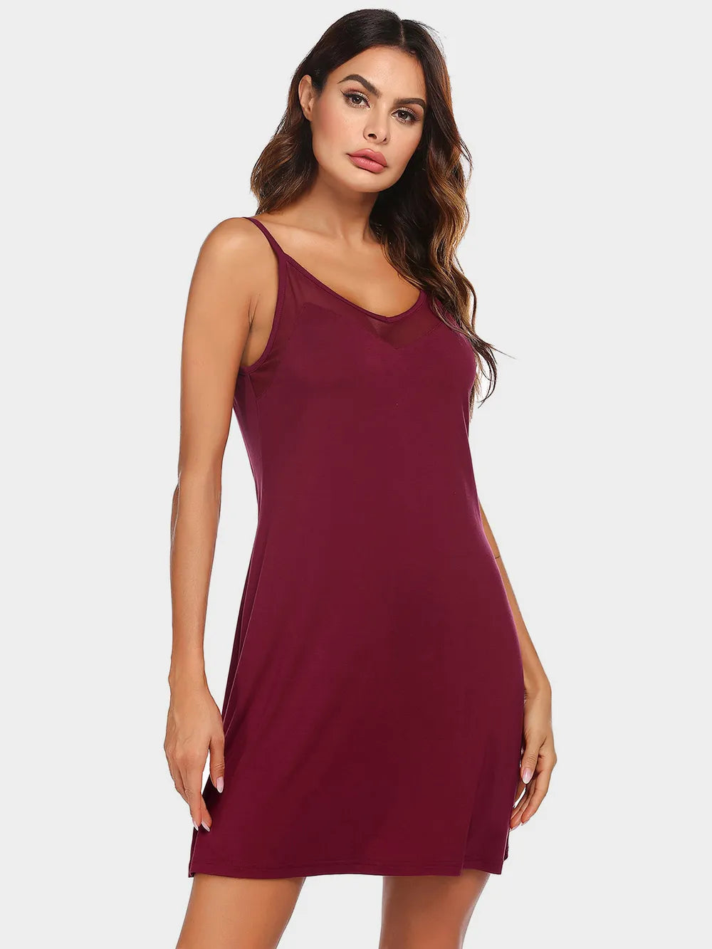 Scoop Neck Spaghetti Strap Lounge Dress - Treasured Gift's & More