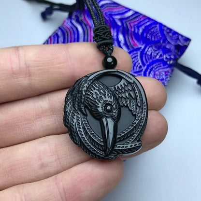 Natural Obsidian Necklace