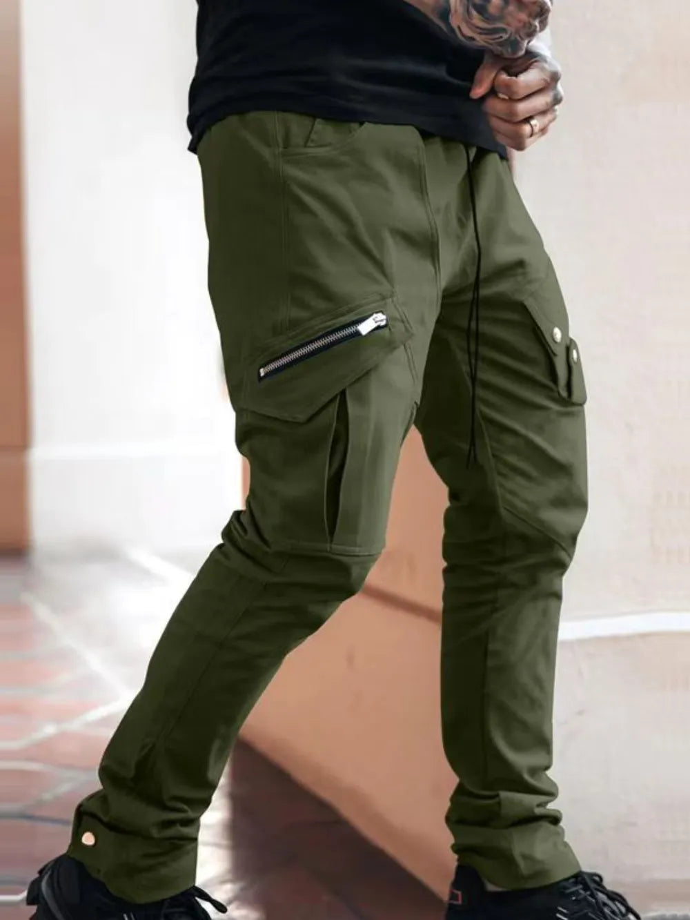 Men's Plus Size Pants with Cargo Pockets - Treasured Gift's & More
