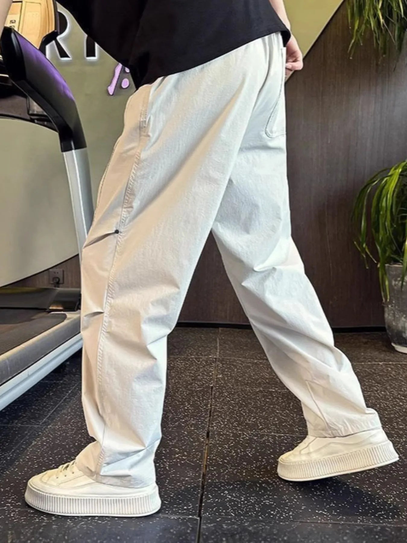 Men's Plus Size Drawstring Wide Leg Pants - Treasured Gift's & More