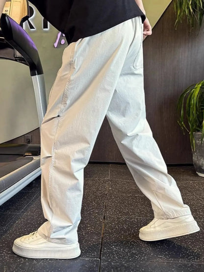 Men's Plus Size Drawstring Wide Leg Pants - Treasured Gift's & More