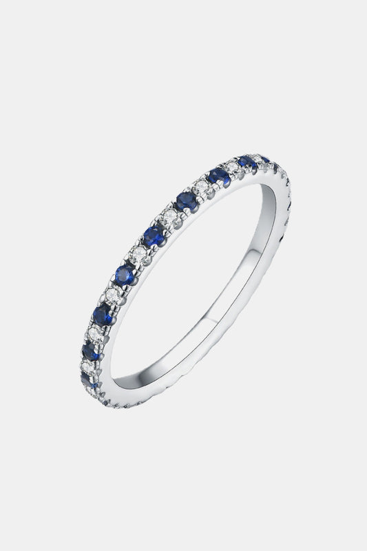 Moissanite Lab-Grown Sapphire Rings - Treasured Gift's & More