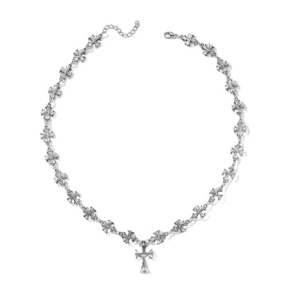 Cross Pendant Alloy Necklace - Treasured Gift's & More