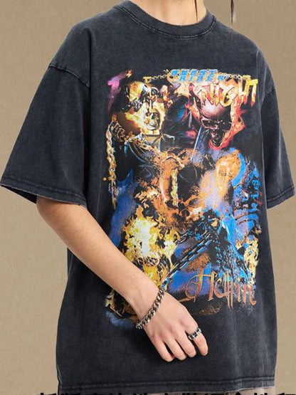 Men's Graphic Round Neck Half Sleeve T-Shirt - Treasured Gift's & More