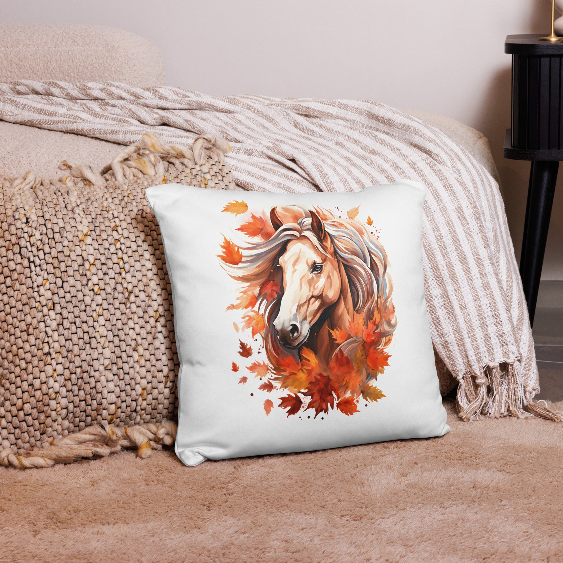 T&G Fall Horse Basic Pillow1 - Just $20! Shop now at Treasured Gift's & More