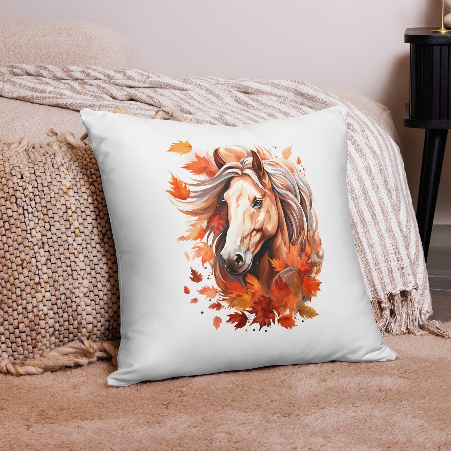 T&G Fall Horse Basic Pillow1 - Just $20! Shop now at Treasured Gift's & More