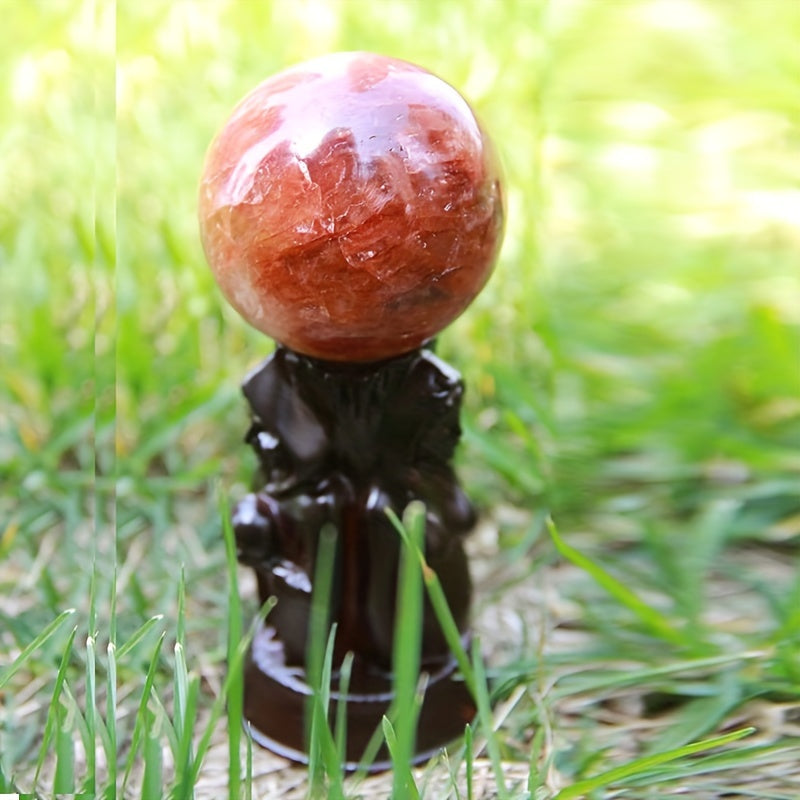 Moon Triple Goddess Crystal Sphere Ball Stand